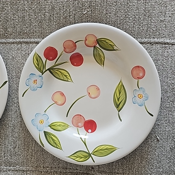 Tabletop Gallery Cherry Blossom Cookie Jar w/ 2 plates - Picture 7 of 9